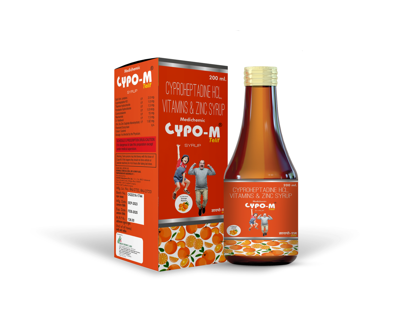 Cypo-M Telif Syrup – Medi chemiclabs